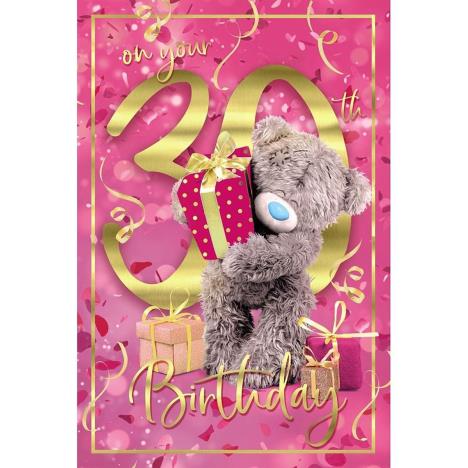 3D Holographic Pink 30th Birthday Me to You Bear Card £3.39